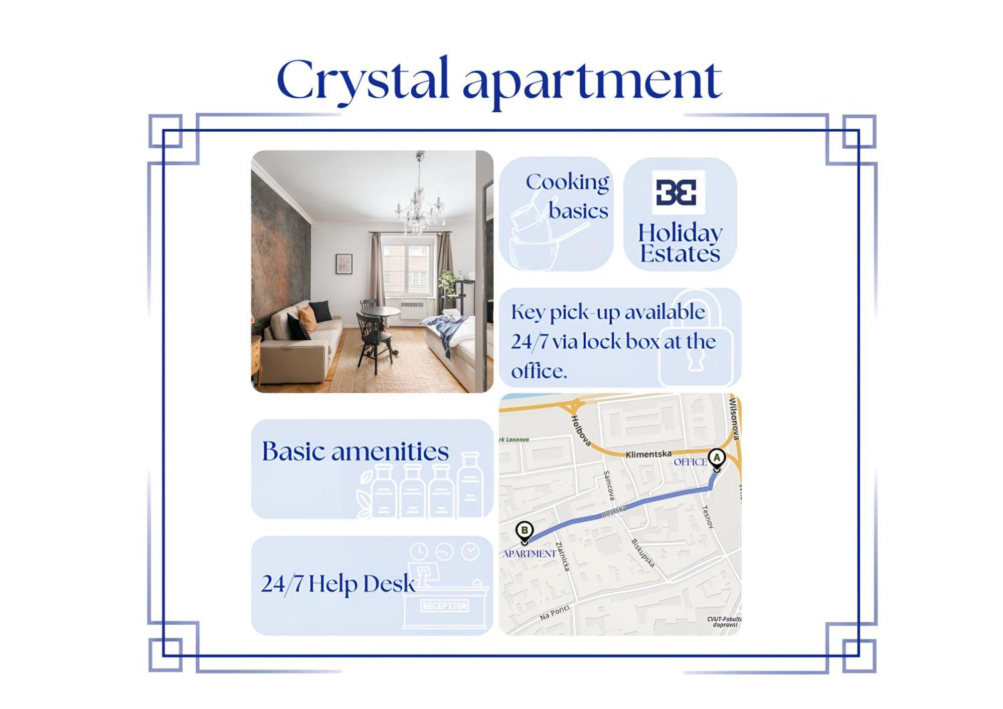 Crystal Apartment Prag Exterior foto